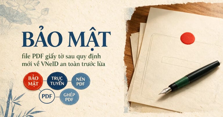 Cách chuẩn bị và bảo mật file PDF giấy tờ sau quy định mới về VNeID — an toàn trước lừa đảo