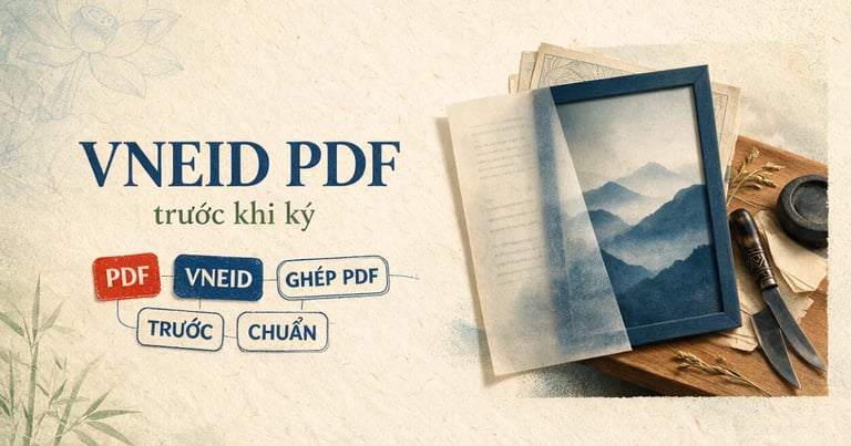 VNeID cấp chữ ký số cá nhân miễn phí: chuẩn bị giấy tờ thành file PDF trước khi ký