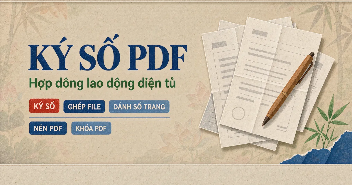 Cách chuẩn bị file PDF cho hợp đồng lao động điện tử — đúng Nghị định 337/2025 và Thông tư 08/2026/TT-BNV