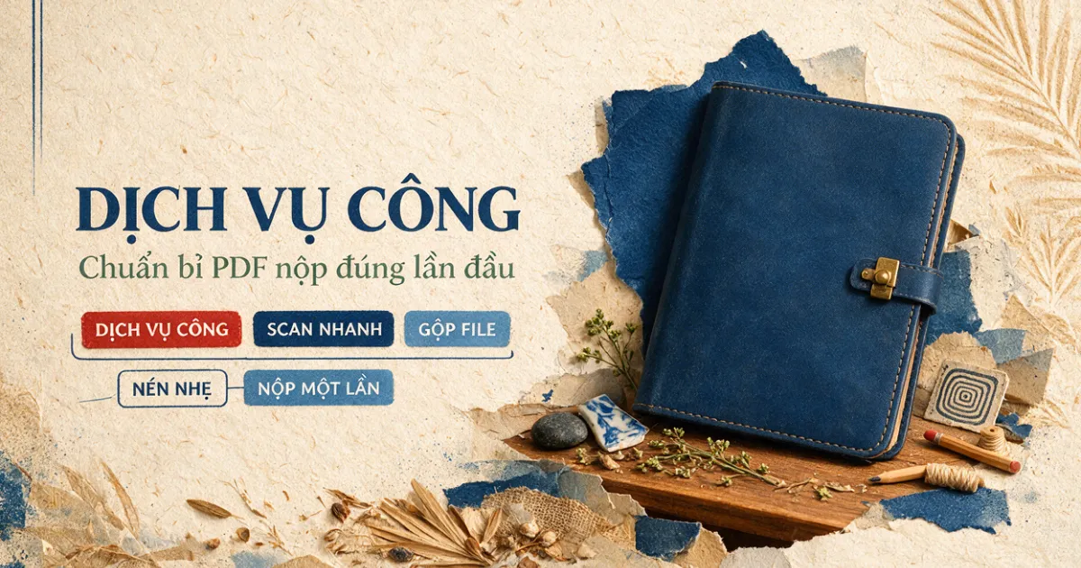 Cách chuẩn bị hồ sơ chữ ký số nộp dịch vụ công trực tuyến sau Quyết định 2117/QĐ-BTP — từ scan đến nộp một lần là xong