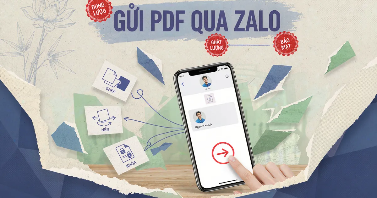 Gửi file PDF qua Zalo: dung lượng, chất lượng, bảo mật — mọi thứ cần biết trước khi bấm gửi