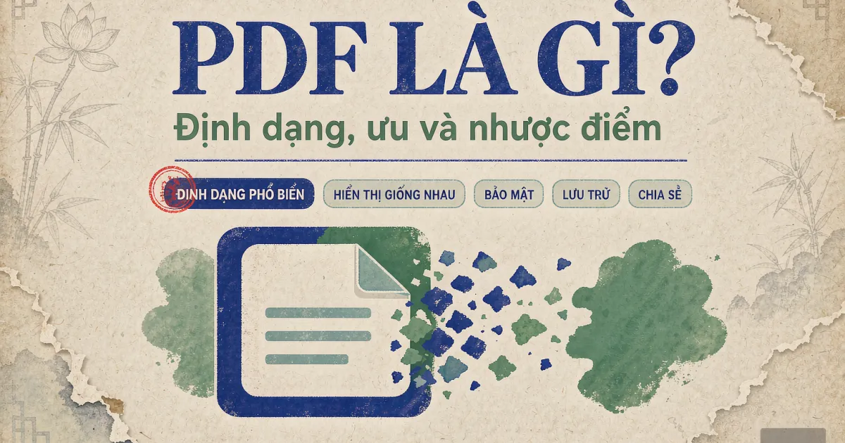 PDF là gì? Định dạng, ưu và nhược điểm bạn nên biết