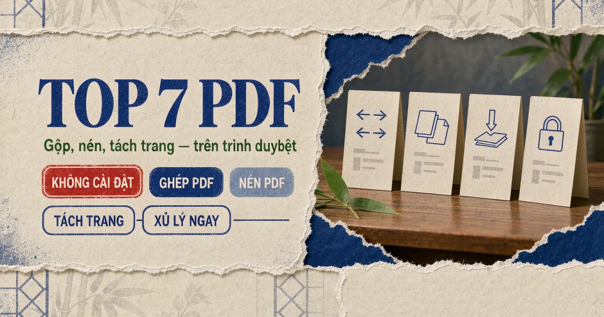 Top 7 công cụ PDF trực tuyến miễn phí tốt nhất năm 2025