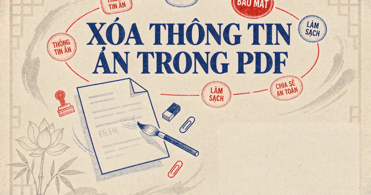 Cách xóa thông tin ẩn trong file PDF trước khi gửi cho người khác